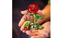 Crystal Flower Figurine Romantic Gift Crystal Flower Figurine Ornament Elegant Decorative Home Decoration for Girlfriend, Women