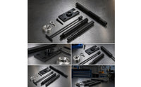 Versatile Universal Joint Bearing Puller Manual Automotive Puller Tool Kit Black Matte Sturdy for Mechanics