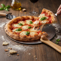 Pizza Transfer Peel Foldable Pizza Peel Metal Cake Transfer Tool for Pizzeria