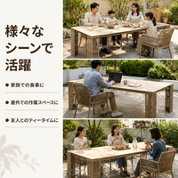 Outdoor Dining Set, Garden Table Set, 2-Person, Nordic Style, Waterproof, Sun Protection, Metal Frame