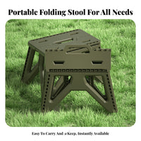 Foldable Pfinalic Stool Lightweight foldable Stool with Handle Space-Saving Portable Seating sturdyDuty for Fishermen, Children, Outdoor, Camping, Fishing, journey