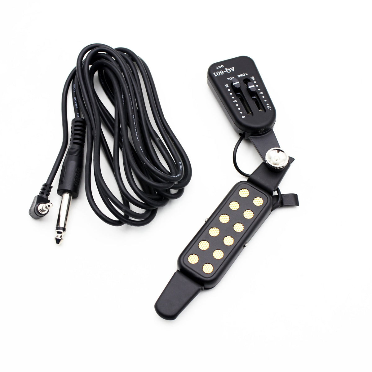 Acoustic Guitar Sound Hole Pickup Volume Control Audio Equipment Adjustable Output for Live Performance, Tracking