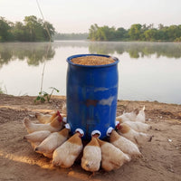 Automatic Weight-Based Feeder Nourishment Saving DIY Chicken Feeder Kit Farm Supply Weatherproof Weather-Resistant for Backyard