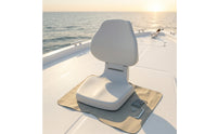 Boat Seat with Mounting Hardware Quick-Install Molded Boat Seat Marine-Grade Fishing Chair for Anglers