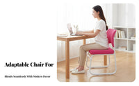 Comfortable Padding Ribbed Sled Base Chair Ergonomic Backrest Conference Seat Sturdy Frame Office Furniture Stackable Design for Students, Meeting Attendees, Patients, Game Room, Reception Area, Lobby