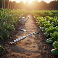 Weeding Rake Rust-Resistant Unwanted Plant Rake Unwanted Plant Pulling Tool Heavy-Duty Hand Weeder Portable for Gardeners