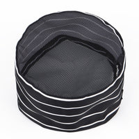 Lightweight Mesh Top Chef Cap Design Flat Top Kitchen Hat Adjustable Strap Catering Skull Cap Multiple Styles for Restaurant