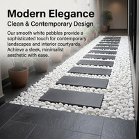 Garden Stepping Stones, 20 kg Bag 1-2 cm Irregular Stone, Landscaping Stepping Stones for Outdoor Walkway, Stone Pavers