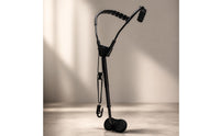 Padded Saxophone Shoulder Harness Black Adjustable Saxophone Harness Synthetic Leather Sax Shoulder Strap