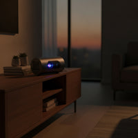 Portable Mini Display Device Compact Cylindrical Display Device Handheld Electronics for Mobile Users, Home Theater