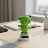 Head Shaking Fun Solar Powered Panda Doll No Battery Needed Solar Powered Dancing Figure Great Gift Car Dashboard Bobblehead Toy Compact Design for Windowsill
