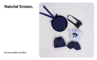 1/12 Scale BJD doll school Uniform set short Sleeve Shirt pants and hat for 6inch Action Figures Accs clothes
