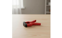 ABS Material A-Shaped Clamp Red Color Plastic Flexible Clamp Strong Grip Hand Tool Long-Lasting for Woodworkers, Woodworking, Workshop