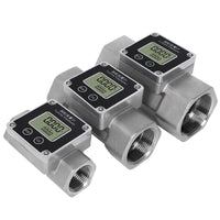Stainless Steel Turbine Flow Meter with Digital Display for Liquids