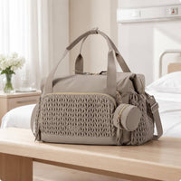 Baby Bag with Pacifier Case Detachable Shoulder Strap Maternity Hospital Bag