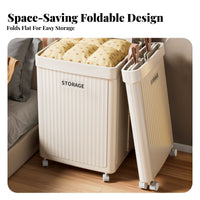 foldable Wheeled Box Foldable Wheeled Cabinet Front Opening Doors