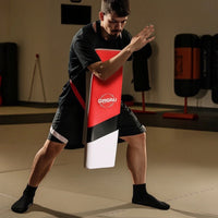 Body-Worn Low Kick Pad Heavy Duty Kick Pad with Straps Padded Kicking Guard Comfortable for Coaches, Gym, Home Training