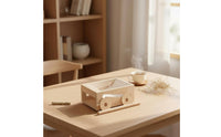 Wooden Therapeutic Roll Rolling Machine Solid Wood Hand Crank Therapeutic Roll Maker Handmade Traditional Heat Application Tube Roller for Beginners