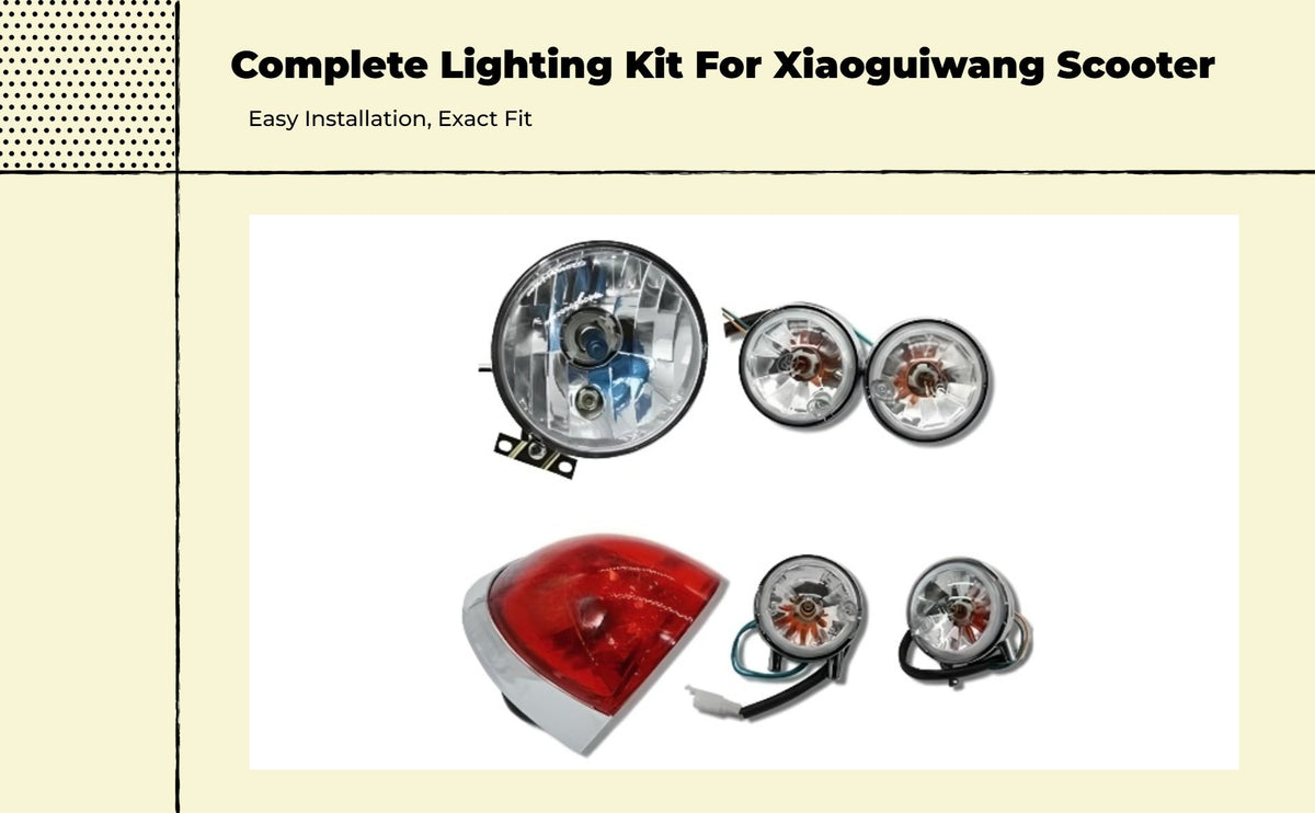 Scooter LED headlight, waterproof