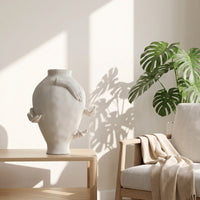 Hand Sculpture Vase Sculptural Vase with Hands Modern Decor for Art Collectors