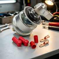 Heavy-Duty Battery Disconnect Switch High-Current Battery Cut-off Switch Sturdy Safe for Trucks