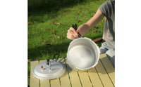 Portable Cooking Pot Reinforced-Resistant Mini Camping Pressure Pot Space-Saving High Altitude Cooker for Campers, Journeyers