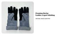 Double Layer Metalworking Gloves Leather Metalworking Gloves for Welders
