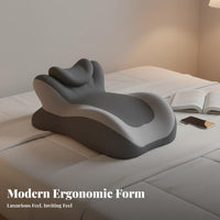 Memory Foam Prone Sleeping Pillow Stomach Sleeping Support Pillow for Readers, Bed Lounging