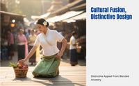Xishuangbanna Dai Costume, Thai Style Ethnic Top, Traditional Performance Wear