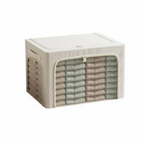 foldable Framed Container Large Capacity textile storage container Foldable Design for Attic