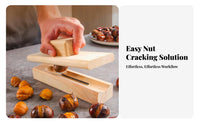 Nut Crack Er Easy to Use Nut Sheller Tool Nut Shelling Tool Multifunctional Kitchen Utensil Anti-Slip Design for Families