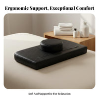 Universal Fit Beauty Bed Headrest Neck Support Massage Table Headrest Oil-Proof for Beauticians, Estheticians, Spas, Clinics