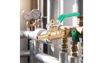 Hose Barb Ball Valve Heavy-Duty Ball Valve with Lever Handle Hose Barb Fitting Leak-Unobstructed Plumbing Part Secure