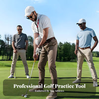 Develops Muscle Memory Inflatable Golf Swing Ball Portable Golf Swing Training Ball Soft Flocking Material for Beginners, Driving Range