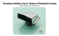 Stainless Steel Boat Cowl Vent Intake Exhaust Cowl Ventilation Unit Boat Clamshell Ventilation Unit Waterproof for RVs