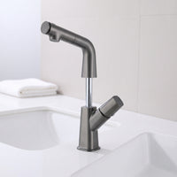 Faucet with Pull-out Sprayers Contemporary Washbasin Tap for Washroom