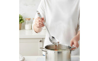 Stainless Steel Serving Spoon Easy to Clean Buffet Serving Utensils Dishwasher for Cafeteria