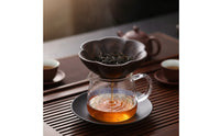 Wooden Tea Strainer Woodgrain Tea Strainer with Petal Shape Traditional