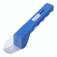 ABS PC PVC Handheld Catcher Contoured Grip Transparent Viewer Slim Body Handheld Bug Catcher White Slider Button