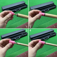 Pink Pool Cue Joint Protectors Set for Slow Eight Ball