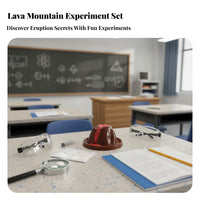 DIY Fiery Mountain Experiment Easy to Use Fiery Mountain Science Kit Interactive Fun Volcanic Spew Ion Model for Students, Teachers, School Project
