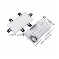 Multi-Function Travel Watercolor Palette All in Single Portable Watercolor Palette Easy to Carry Travel Paint Box 24 Grids for Plein Air