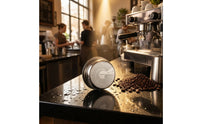 304 Stainless Steel Espresso Portafilter Basket 58mm Filter Basket Straight Wall Design for Baristas, Home Cafe