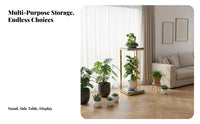 Nordic design Multi-Tier Plant Stand Simple Aesthetic Multi-Level Flower Pot Holder Modern Design Display Rack Space-Saving for Gardeners, Apartment Dwellers, Homeowners, Living Room, Balcony, Bedroom, Office