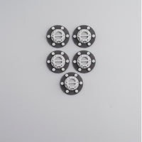 5 Pieces RC Wheel Hub Cap RC Hubcap with Bolt Pattern Impact-Resistant Accessory