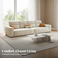 Block-Design Couch Modern Design Sofa Easy to Clean Living Room Furnishings for Small Apartment Dwellers, Homeowners, Lounge Area, Bedroom, Office