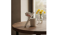 Funny Ceramic Straw with Foot Shape Novelty Foot-Shaped Straw Quirky Drinkware Glazed for Collectors, Parties, Home Bar