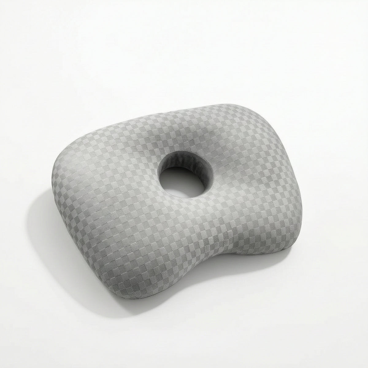Ear Pillow with Hole Contoured Ear Hole Pillow Washable Breathable for Side Sleepers, Bed, Bedroom