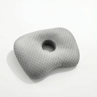 Ear Pillow with Hole Contoured Ear Hole Pillow Washable Breathable for Side Sleepers, Bed, Bedroom