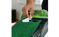 Golf Putting Mat with Ball Return Consistent Roll Putting Mat with Ball Return Portable for Golfers, Beginners, Home, Office, Backyard